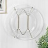 Plymor Gold Finish Wall Mountable Tray and Platter Hanger, 8.25"