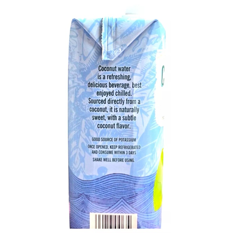 Trader Joe's Brazilian Coconut Water (not from concentrate) 16.9 FL