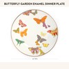 MACKENZIE-CHILDS Enamel Dinner Plate, Decorative Dinnerware Plate, 10 Inches, Set