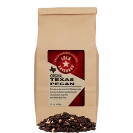 Lola Savannah Texas Pecan Whole Bean Caffeinated Coffee, 1lb