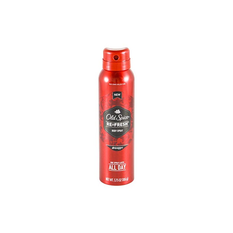 Old Spice Re-Fresh Body Spray, Swagger 3.75 oz (Pack of