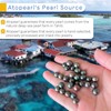 Atopearl Tahitian Black Pearl Gifts for Women Wife Wedding Birthday