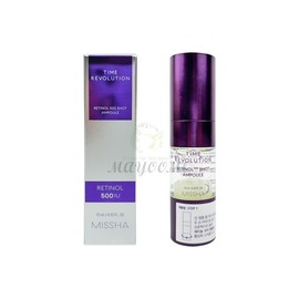 Missha Time Revolution Retinol 500 Shots Ampoule 10ml / 미샤 타임 레볼루션 레티놀 500샷 앰플 10ml