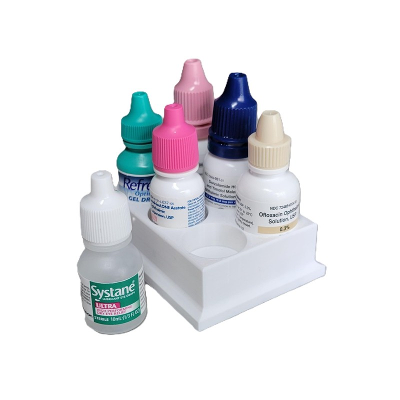 Znet3D Znet3D Eye Drop Bottles Organizer & Storage C 6-Slot