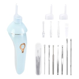 Pavlleen Earwax Remover, with LED Lamp, Painless, Effective Earwax Remover with Water, Adjustable Water Pressure, Low Noise, for Adults and Children, Blue