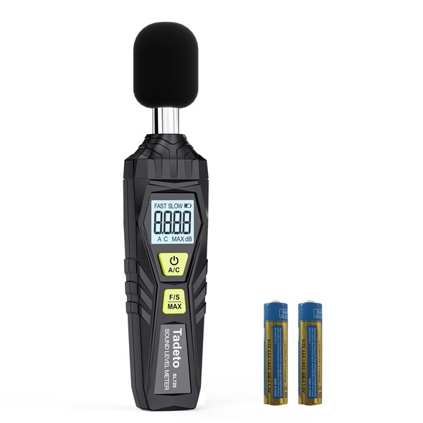 Tadeto Schallpegelmessger?t, Tadeto Digital Tragbare Schallpegelmesser 30dB bis 130dB mit