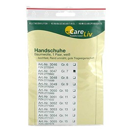 CareLiv Cotton Gloves Size 7 Pack of 2