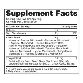 On Essential Amino Energy 10.6oz Sabor Frambuesa Azul