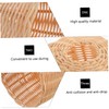 SUPVOX Rattan Gas Canister Cover Outdoor Camping Protector for Flat
