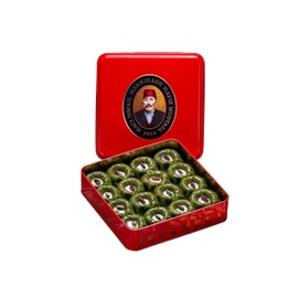 Hafiz Mustafa 1864 Istanbul Baklava Pastry Box - Baked Baklava Dessert Snacks Made from Fresh Phyllo Dough Sheets, Pistachio, Hazelnut, Walnut - Turkish Sweets Tray Gift Ideas for Birthday, Christmas