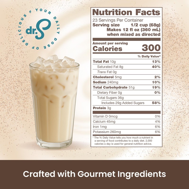 Dr. Smoothie Café Essentials Cream Base – No Artificial Colors,