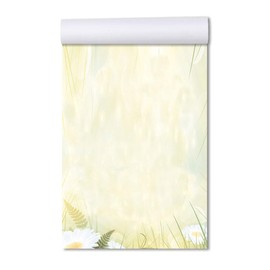 Notepads, notepads, notepads, margerites, DIN A6 format A6