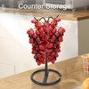 Winmien Double Hooks Standing Banana Holder, Banana Hanger Tree Stand