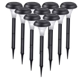 GardenBliss Best Solar Lights for Outdoor Pathway, 10 Brightest Light Set for...