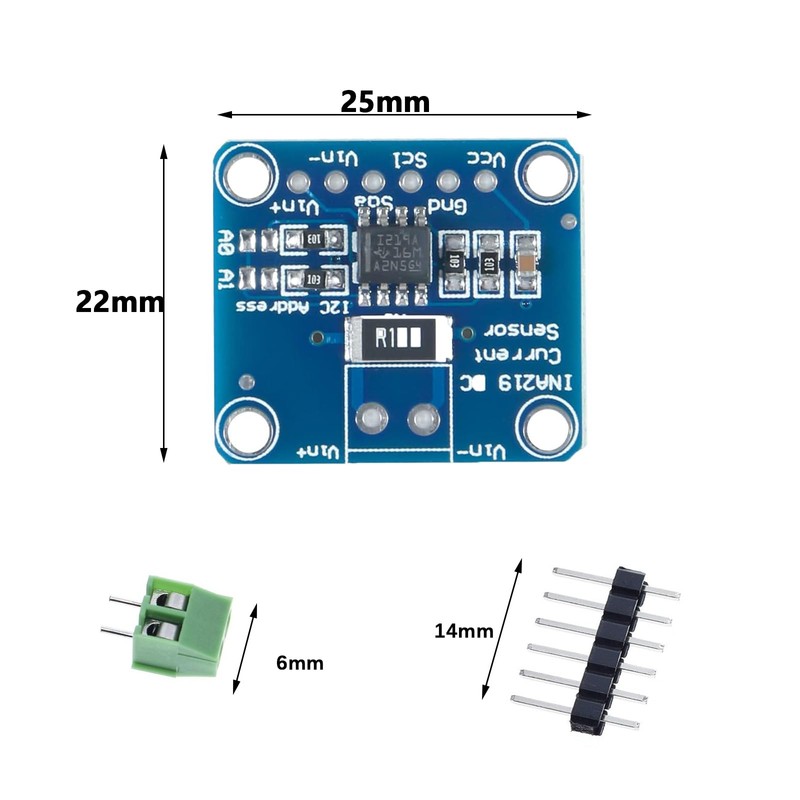 CJMCU-219 INA219 I2C Interface Bi-directional DC Current/Power Monitoring Sensor Module