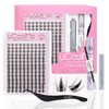 uCoolMe Fairy Lash Clusters Kit 8-18mm Manga Eyelash Clusters C