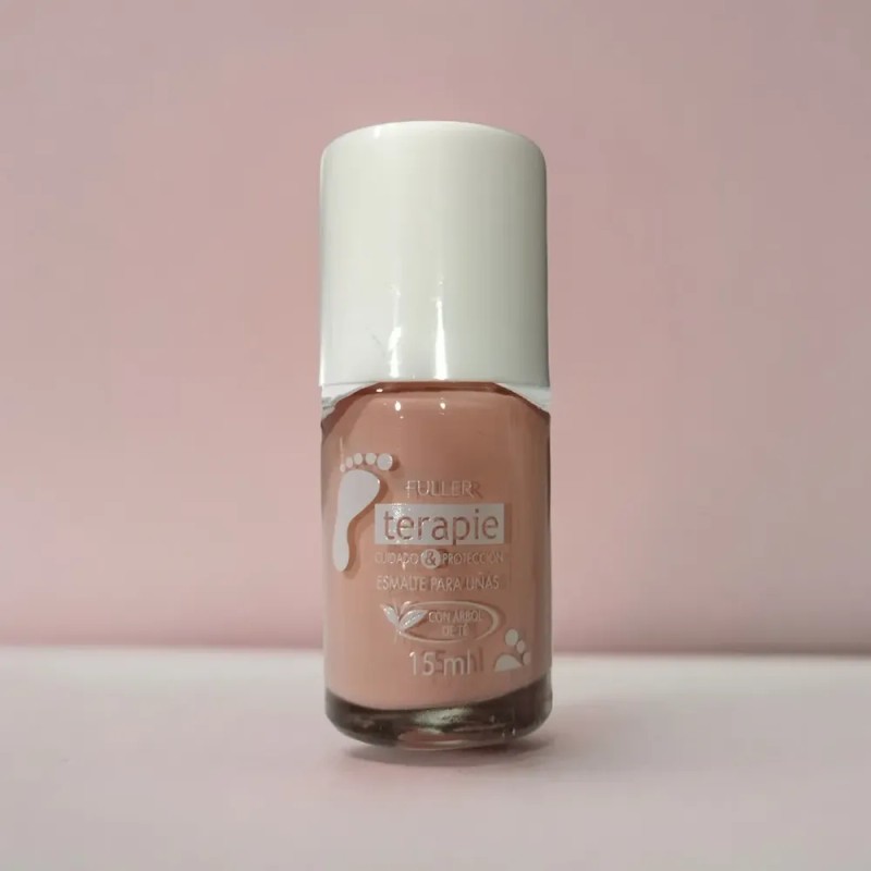 Esmalte Fuller Terapie Líquido Tratamiento Antibacterial Fungicida Durazno