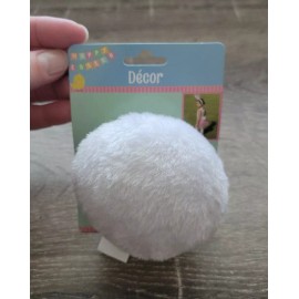 Greenbrier (1) Easter Bunny Rabbit Tail Clip NEW with Tag White