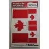Alpena Canada Flag 3 Sticker Set By Alpena Sheet: 8