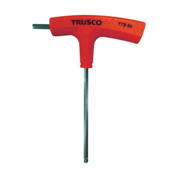 TRUSCO TTB-25 T-Handle Ball Point Wrench 0.1 inch (2.5 mm)