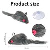 Luxiremi 2 Pack Hanging Door Bouncing Mouse Cat Toy,Interactive Mice,Door