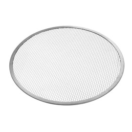 HENDI Pizza Screen, Pizza Grid, Pizza Tray, Pizza Peel, Ideal for Even Pizza Baking, Diameter 250 mm, Aluminium