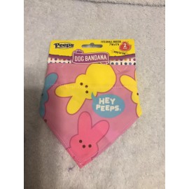 Peeps Easter Dog Bandanas Set Of 2 See All Photos For Small Breeds 7"W x 5"H