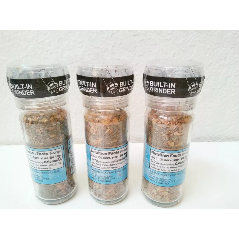 Trader Joe's 3 PACK TRADER JOE'S Garlic Salt with Grinder