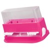 Dental Applicator Stick Dispenser, Large Capacity Refillable Convenient Transparent Plastic