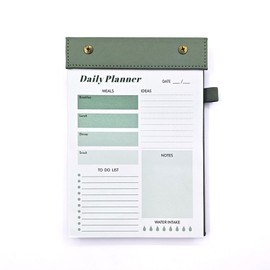 InnoSpring To-Do-Liste, Abreißbarer Tagesplaner,Nachfüllpapier für Aufgabenliste,Undatierter Tagesplaner,100 Blatt A5 Einseitig Bedruckte Aufgabenliste und Zeitplan (Mit stabiler Rückplatte)