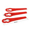 Odashen 100Pcs/Set 83mm Plastic Blade for STIHL Polycut 2-2 FSA