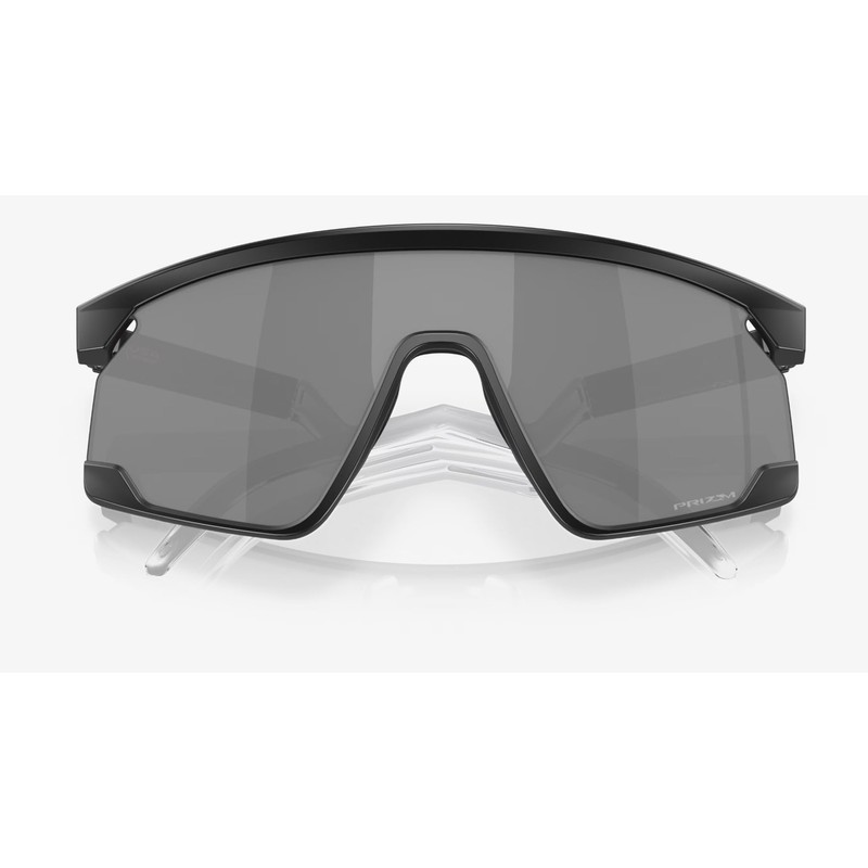 Oakley BXTR Sunglasses Matte Black/Clear with Prizm Black Lens