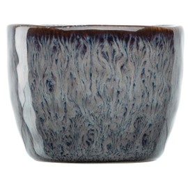 Leonardo Matera Egg Cup - Ceramic Egg Cup - Diameter 5.2 cm, Height 4 cm - Easy to Clean, Dishwasher Safe - Egg Cup Anthracite