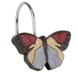 SKL Home Words of Faith Shower Curtain Hooks (12-Pack), Multicolored