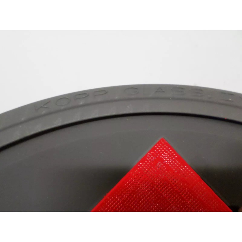 KOPP 12" Red Traffic Light Glass Lens with Arrow TL-1205