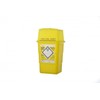 Sharpsafe FM41602430 Sharp Disposal Container, 1 L, Yellow Lid