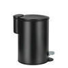 Kleine Wolke Silence Cosmetic Bin, Stainless Steel, Black, Length 17