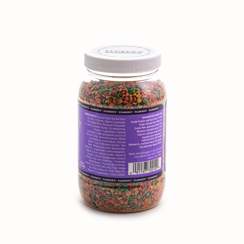 Fluker's Premium Tortoise Diet Small Pellet Food, 7 oz
