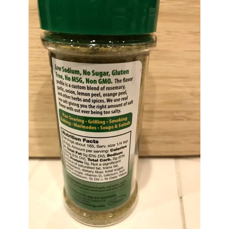 Dan-O's Original Seasoning and Spicy Set Low Sodium Zero Calories