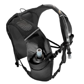 FITLY Sub180 Running Hydration Vest for Men & Women - Trail Running Vest with Water Bladder with 4 Pockets, 1L Bladder, 250ml Soft Flask - Anti-Sway Running Pack - Running Gear - One Size Fits All