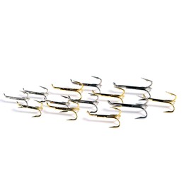 Esmond Drury Salmon Treble hooks (GOLD, SIZE 10)