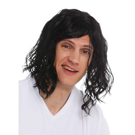 WIG ME UP - Gigolo Bad Hair Day 31914-P103 Wig Carnival Men's Long Wild Fringe Black