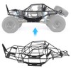 RC Car Roll Cage, Metal Black Chassis Frame Roll Cage