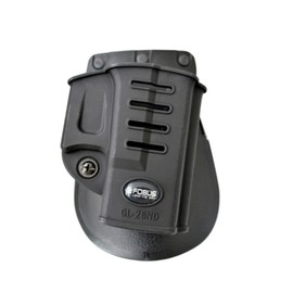Fobus GL26ND Concealed Carry OWB Paddle Holster for Glock 26 and 27 (Gen 1-4), Right Handed