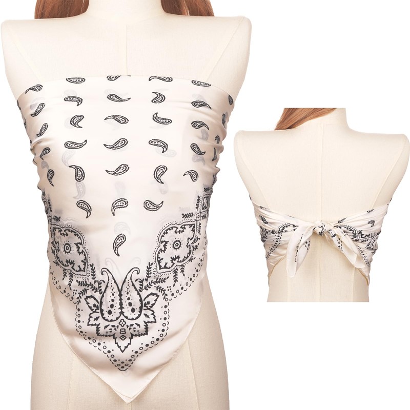 Wuliim 27.5” Satin Scarf - Super Soft & Lightweight Silky