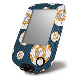 MightySkins Carbon Fiber Skin for Abbott Freestyle Libre 1 & 2 - Mini Galaxy Bots | Protective, Durable Textured Carbon Fiber Finish | Easy to Apply, Remove, and Change Styles | Made in The USA