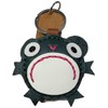 deaizaka.biz Frog Keychain, Frog, Leather, Plump, Cute, Handmade Leather, Bag