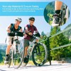Pack of 6 bicycle pedal straps, bicycle lashing straps, bicycle