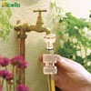 Hicello 4PACK Garden Hose Quick Connector, Quick Disconnect Hose Fittingsn