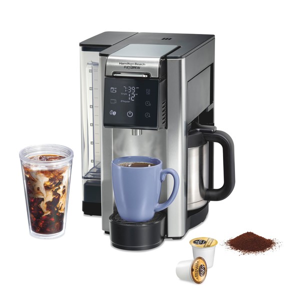 Hamilton Beach FlexBrew Advanced 5-in-1 Thermal Programmable 12 Cup Drip